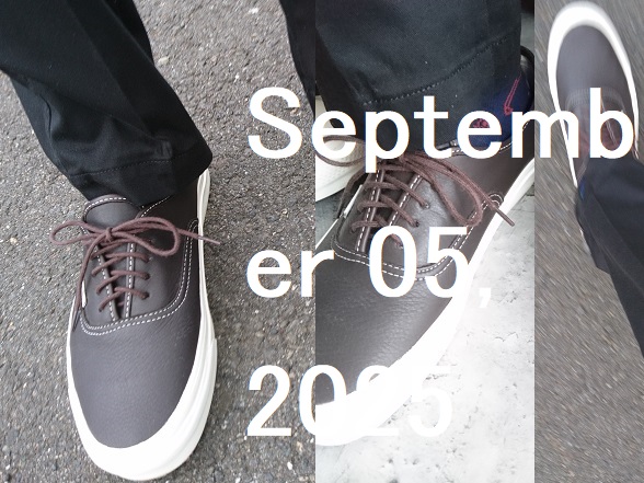 【VANS】「オーセンティック レザー」【履くblog/25.09】